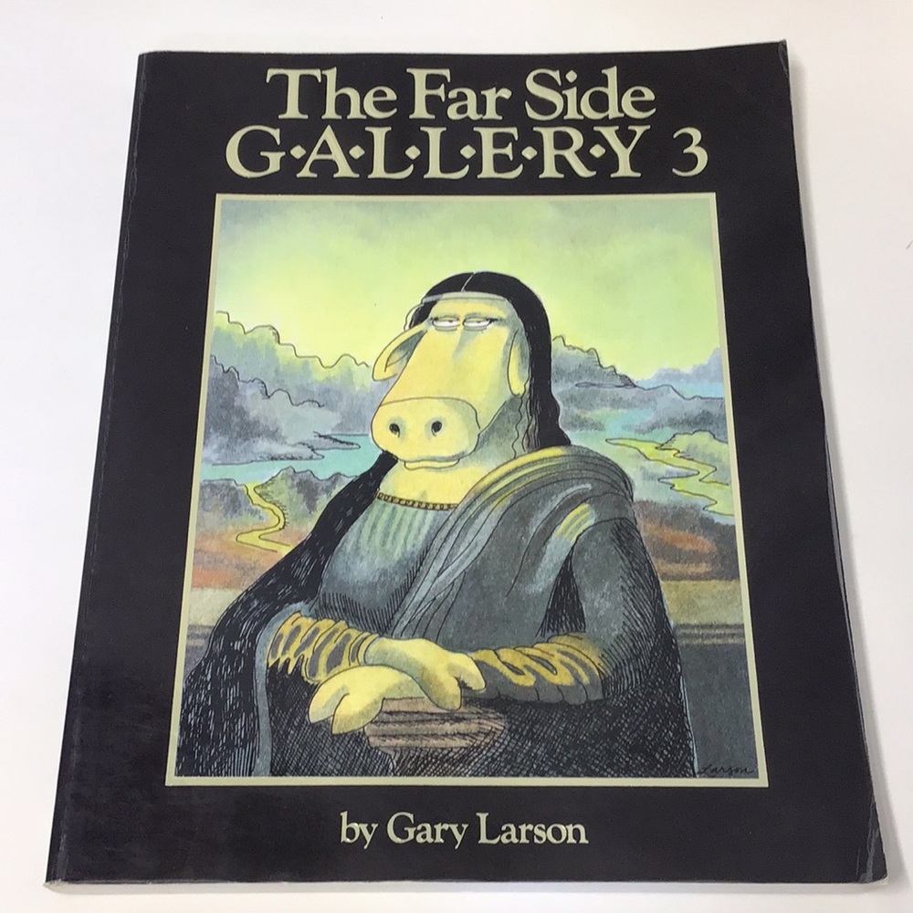 The Far Side Gallery 3 Book lrg size 1988 vintage soft cover Gary Larson